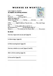 English worksheet: Winnie in Winter activity on pages 11-13