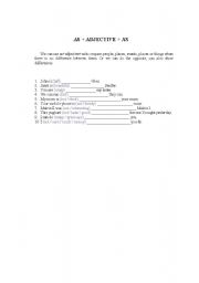 English worksheet: as+adjective+as