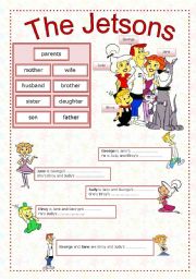 English Worksheet: The Jetsons 