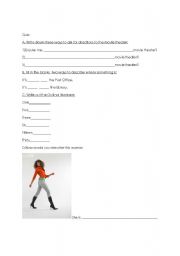 English Worksheet: quiz