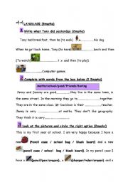 English Worksheet: PART 3 OF MY TEST 7TH FORM