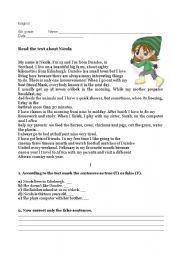 English Worksheet: Daily routine worksheet