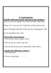 English worksheet: worksheet