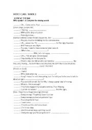 English Worksheet: Video class activity: Shrek2