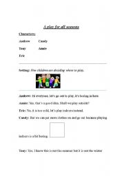 English worksheet: A Play for All Seasons