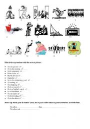 English Worksheet: would rather