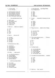 English Worksheet: DETERMINERS 