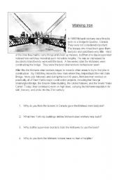 English worksheet:  Mohawks,  American Indians