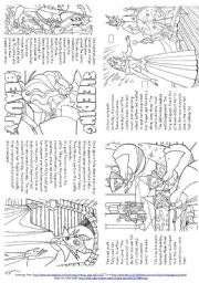 English Worksheet: Sleeping Beauty (Story Mini Book)