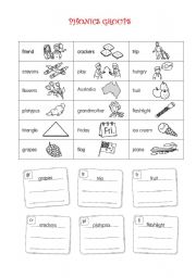 English Worksheet: PHONICS GROUPS