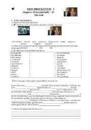 English Worksheet: Erin Brockovich 3 