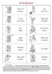 English Worksheet: nice game 5