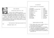 English Worksheet: Chico Mendes