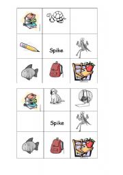 English Worksheet: Bingo