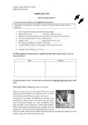 English Worksheet: why women iron?