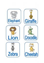 English Worksheet: Animals (3/3)