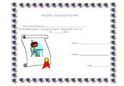 English Worksheet: school diploma