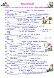 English Worksheet: Present Simple Tense 