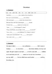 English worksheet: Personal Pronouns