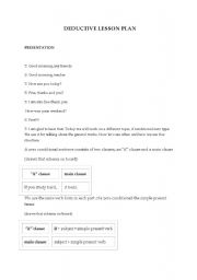 English Worksheet: if clause zero type