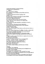English Worksheet: expressions
