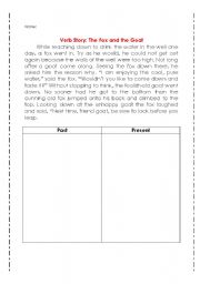 English Worksheet: Verbs