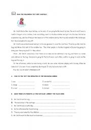 English Worksheet: Reviewing the Simple Past