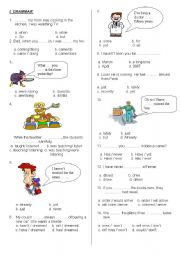 English Worksheet: TEST (part 1)