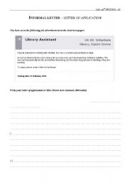 English worksheet: Exam samples - Writing 8