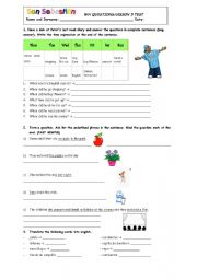 English Worksheet: Verb Tenses Revision