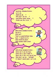 English Worksheet: WHAT SHALL WE DO THIS WEEKEND? (A SAMPLE DIALOGUE INCLUDED)   2 -