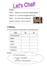 English worksheet: Lets Chat!