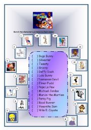 English Worksheet: Space Jam