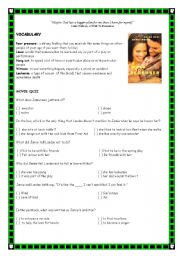 English Worksheet: A Walk To Remember