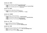 English Worksheet: Question Words Exercices