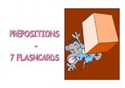 English Worksheet: Prepositions - flashcards