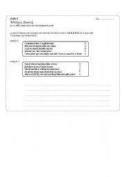 English Worksheet: Class Activity: Writing your own limerick