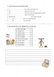 English worksheet: Present Perfect