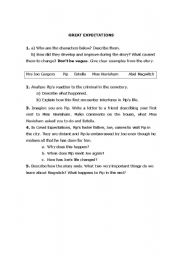 English worksheet: Great Expectations