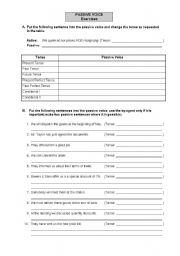 English Worksheet: Passive voice - Business English