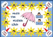 English Worksheet: WHATS THE WEATHER LIKE? - BOARD GAME (PART 1)