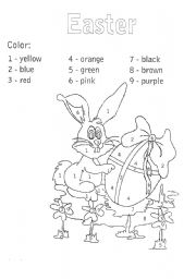 English Worksheet: Easter