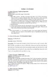 English Worksheet: warn up