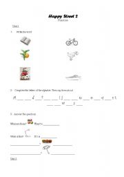 English Worksheet: Extra practice on the book 