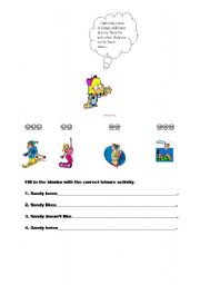 English worksheet: LIKES AND DISLIKES