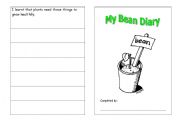 English worksheet: Bean Diary