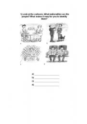 English Worksheet: Nationalities