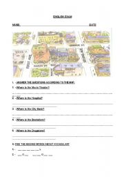 English Worksheet: Prepositions of place