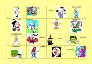 English worksheet: People and jobs cards for Pictionary Game (2)