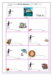 English Worksheet: Demonstratives